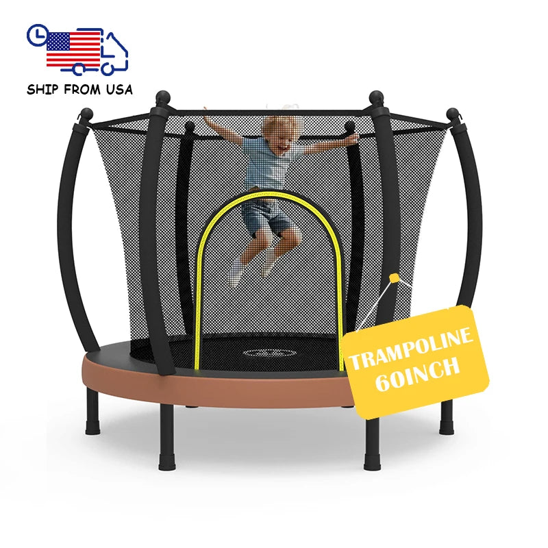 Zoshine Best Price 60 Inch Kids Jumper - Space-Saving Design, Easy Assembly, Ideal for Rainy Day & Winter Indoor Activity - Daisan Mart