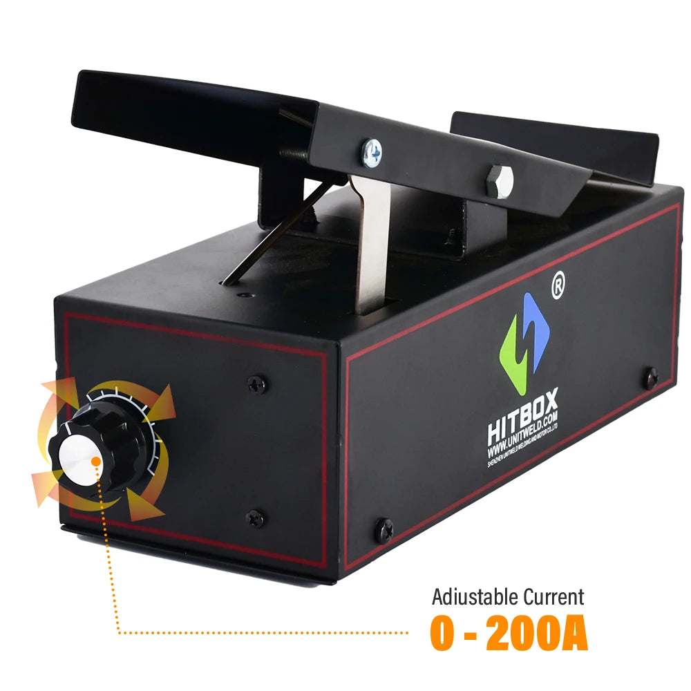 Bàn Đạp TIG HITBOX HBT2000 Pro cho Máy Hàn IGBT - Daisan Mart