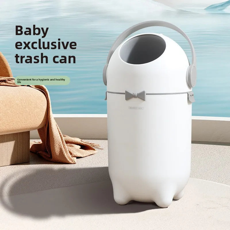 Pet-Resistant Diaper Pail - Large Capacity