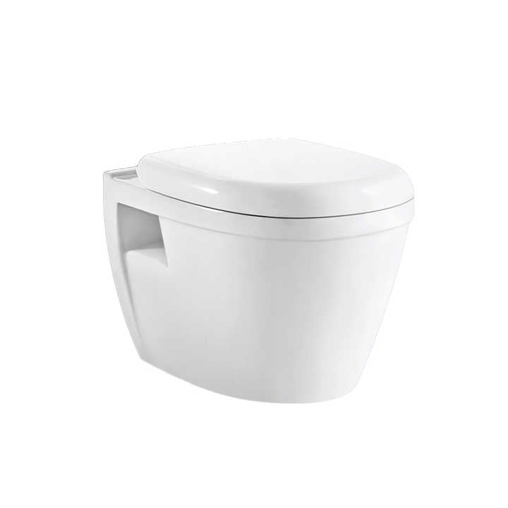 Medyag wall hung toilet CE standard, straight flush, high quality rimless ceramic toilet, affordable price 