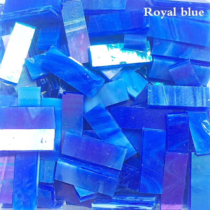 Thanh Mosaic Kính Tái Chế 7x21mm Trang Trí DIY 1000g