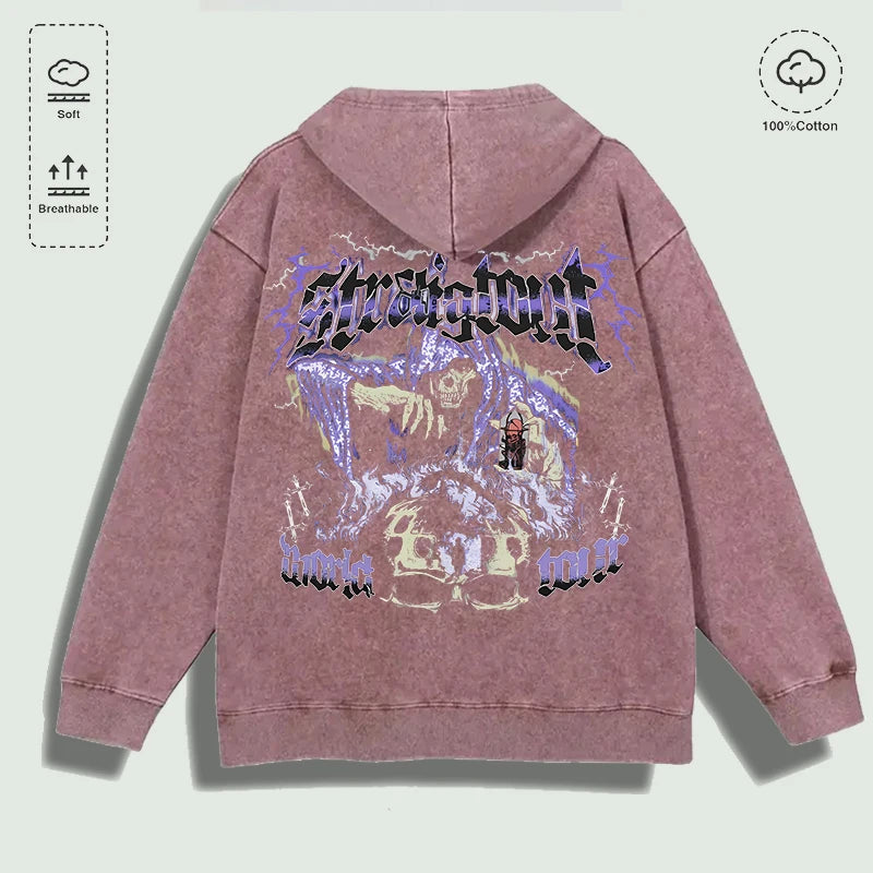 Áo Hoodie Cotton In Hình Đầu Lâu Miskout - Đa Sắc Màu - Daisan Mart