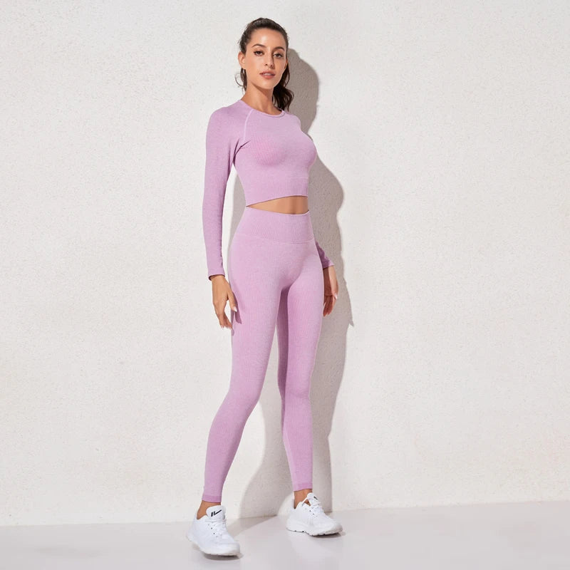 Áo Tập Yoga Dài Tay Không Đường May Cho Nữ - Daisan Mart