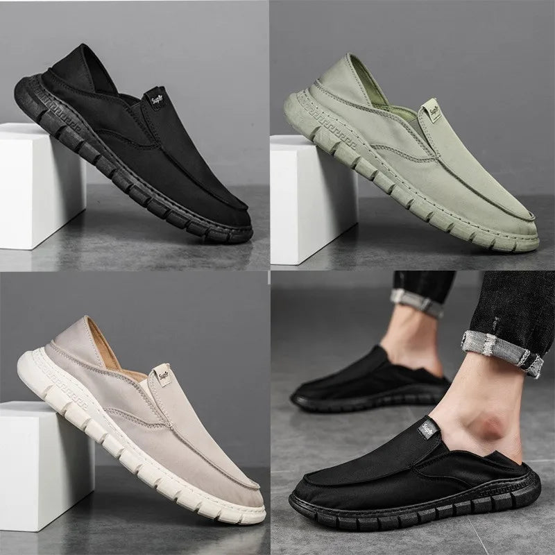 Giày Da Trắng Thể Thao Đa Năng Nam Sneaker Board