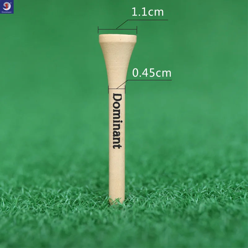 Maple Golf Wood Tee - Printed Brand Logo