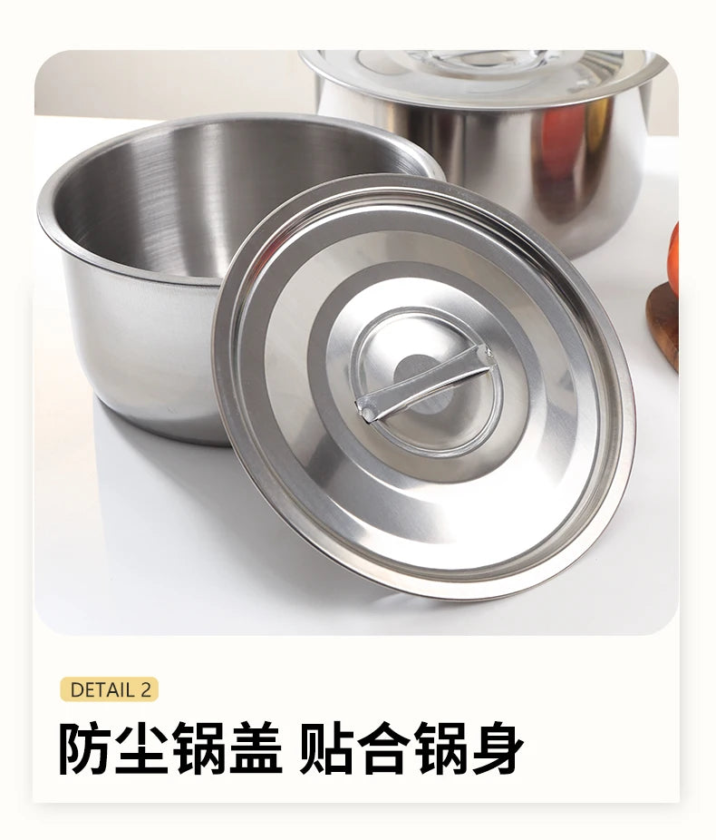 Bộ Nồi Chảo Inox 5 Món S410 Cao Cấp Nhà Bếp 2025