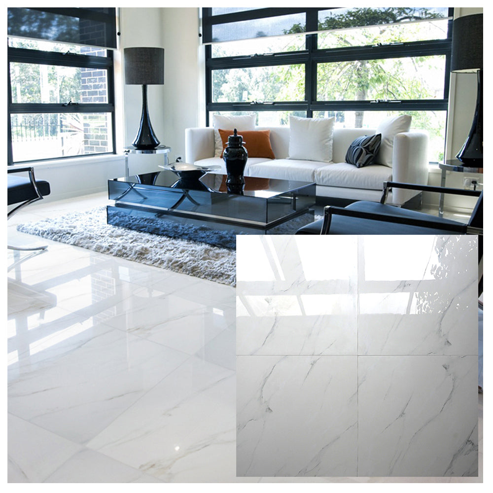 White Marble Floor Tiles Factory Price Apartment