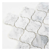 Kincer Mable Bianco Carrara White Lantern Mosaic Tiles for Kitchen and Bathroom, Interior Wall Mosaic Tiles Manufacturer 