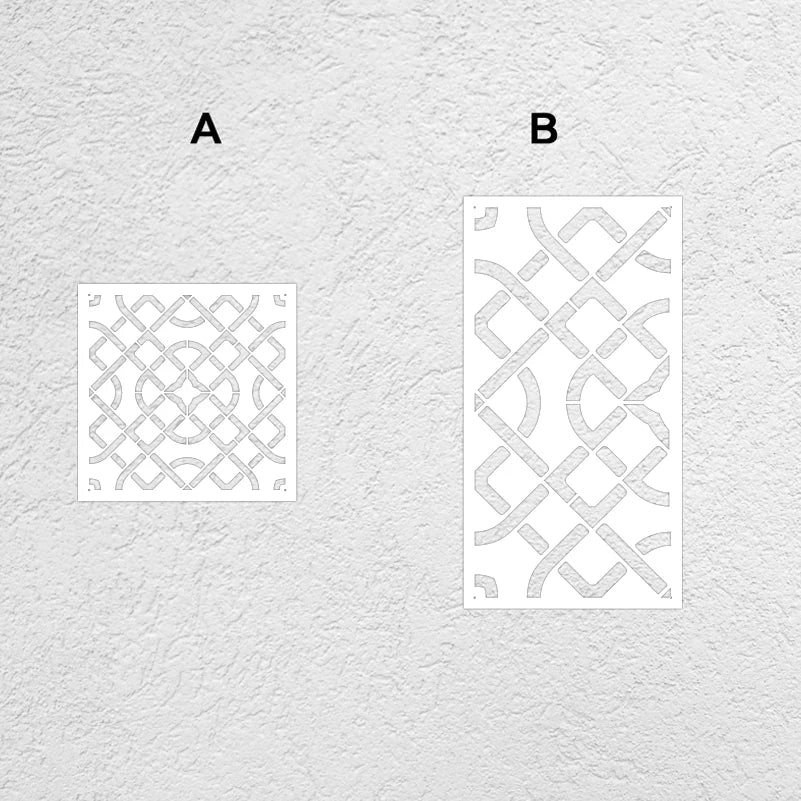 40cm - 80cm Stencil For Decor Wall Paint Painting Template Furniture Large Tradition Arabic African Ancient Ethnic Flower S216