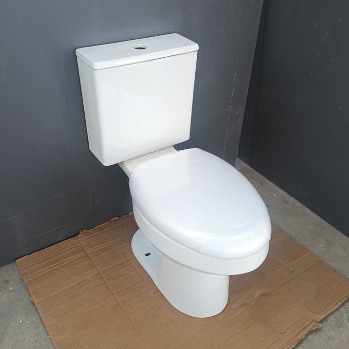 Bolivia Ceramic Siphon Two-piece Toilet Hot Sale for Hotel Bathroom