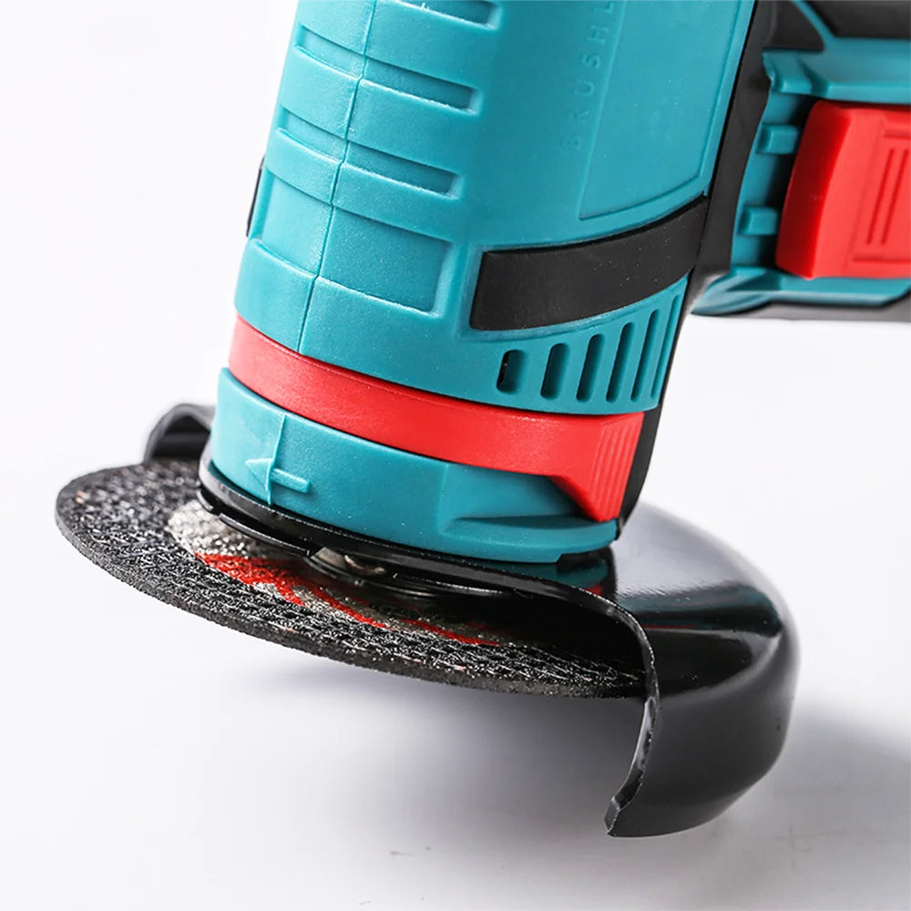 12V Brushless Electric Angle Grinder Electric Grinding Cutter Rechargeable Polishing Machine Cutting Power Tools 2000MAH Battery