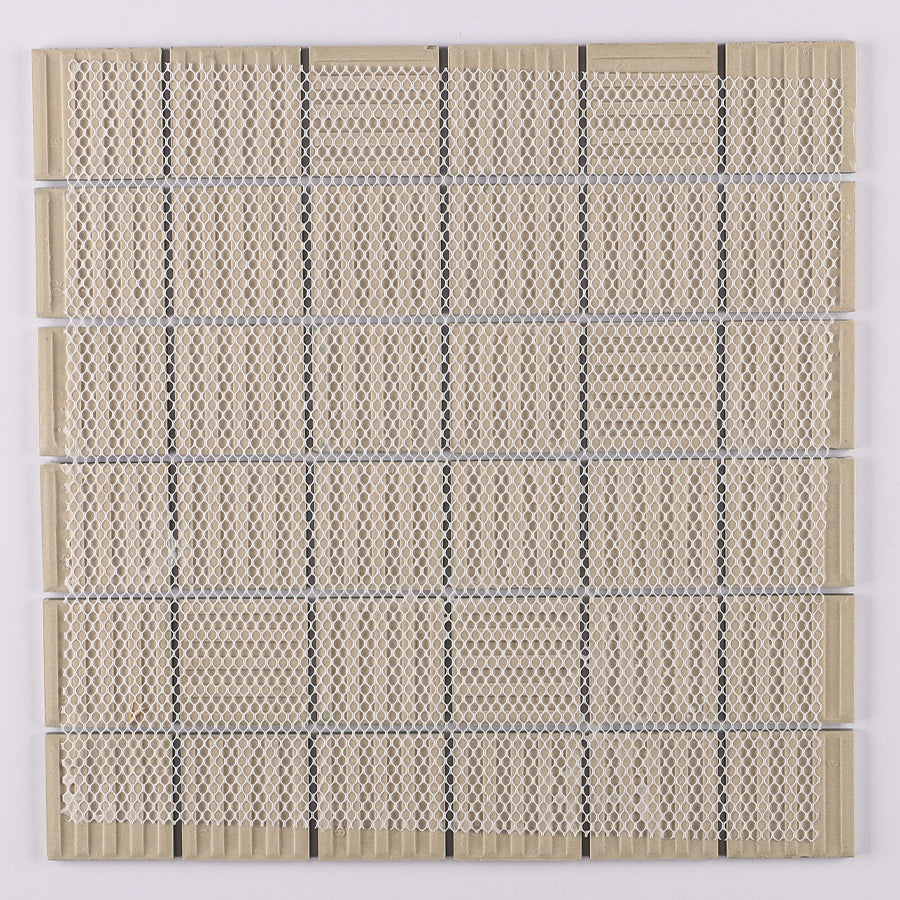 Bluwhale Square Ceramic Mosaic Tile 48x48mm, Natural Marble Surface, Bali Blue 