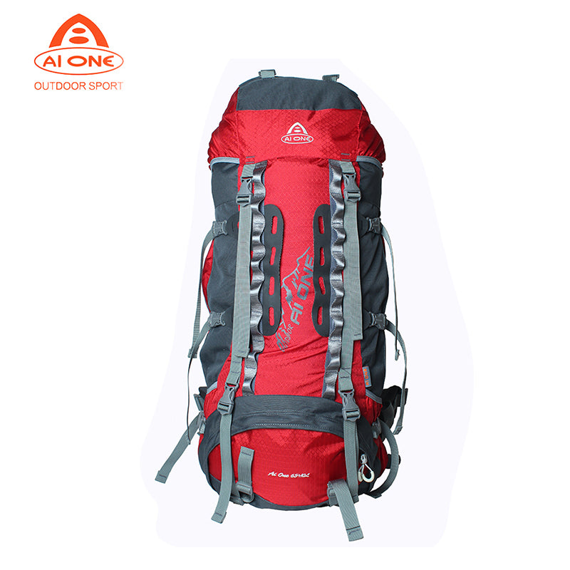 Large capacity mountaineering backpack for outdoor adventure, travel, hiking, camping 