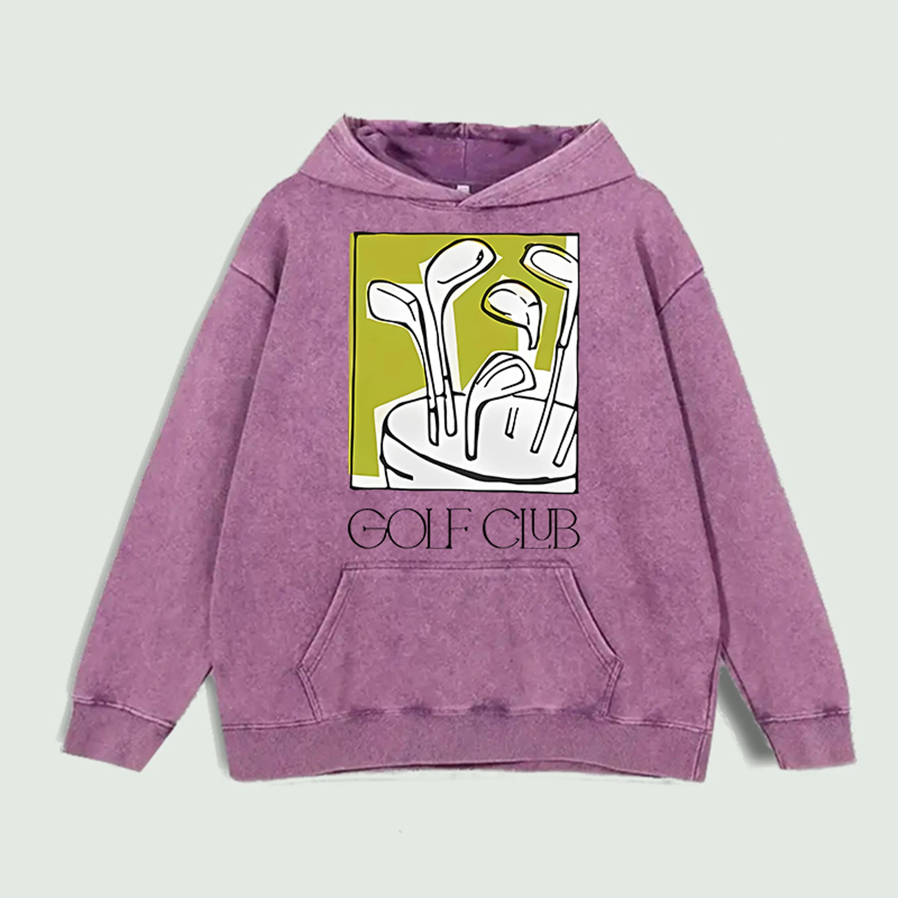 Golf Graphic Hoodie 100% Cotton - 6 Colors - Available in USA