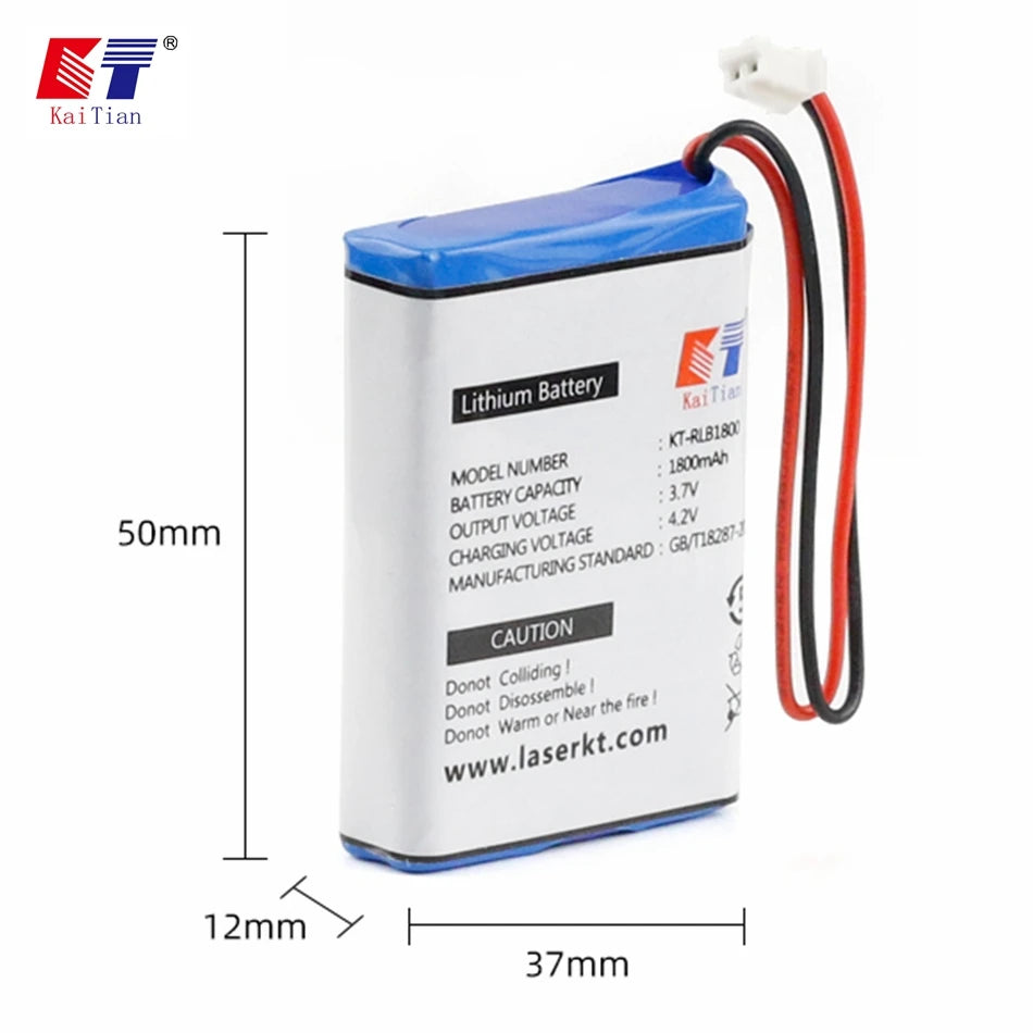 KaiTian Laser Battery Rechargeable Lithium for Self-Leveling Green/Red Line Nivel Laser 3D Vertical&Horizontal Lasers Levels 360