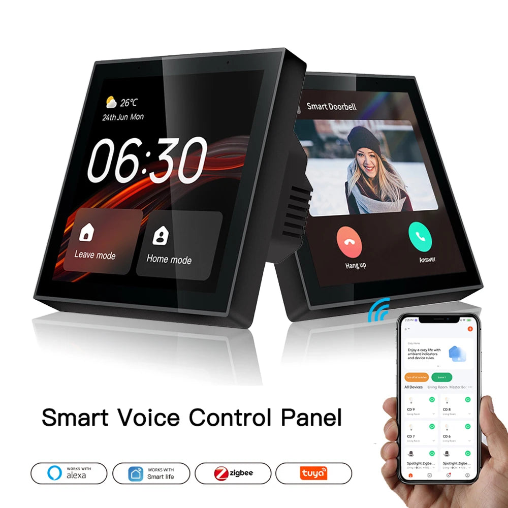 4 inch ZigBee Smart Central Control Panel