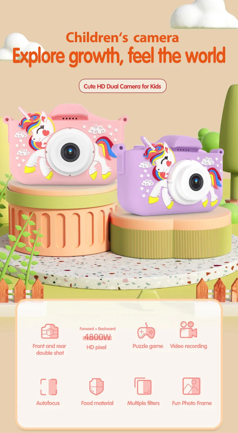 X5S HD Toy Camera for Kids - Creative Shooting &amp; Recording