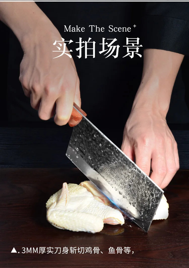 Dao Bếp Thép Rèn Thủ Công - Sắc Bén và Đa Năng