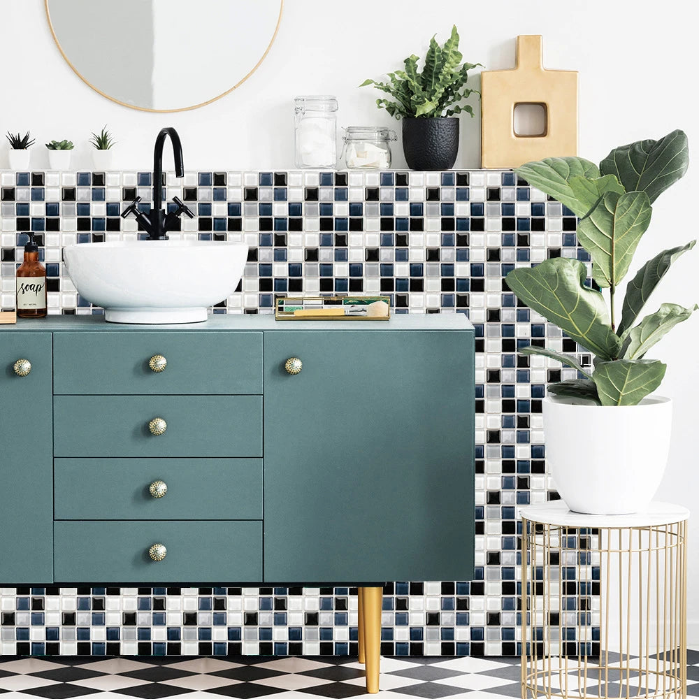 Decal Dán Tường 3D Đá Cẩm Thạch Chống Thấm 10 Miếng - Daisan Mart