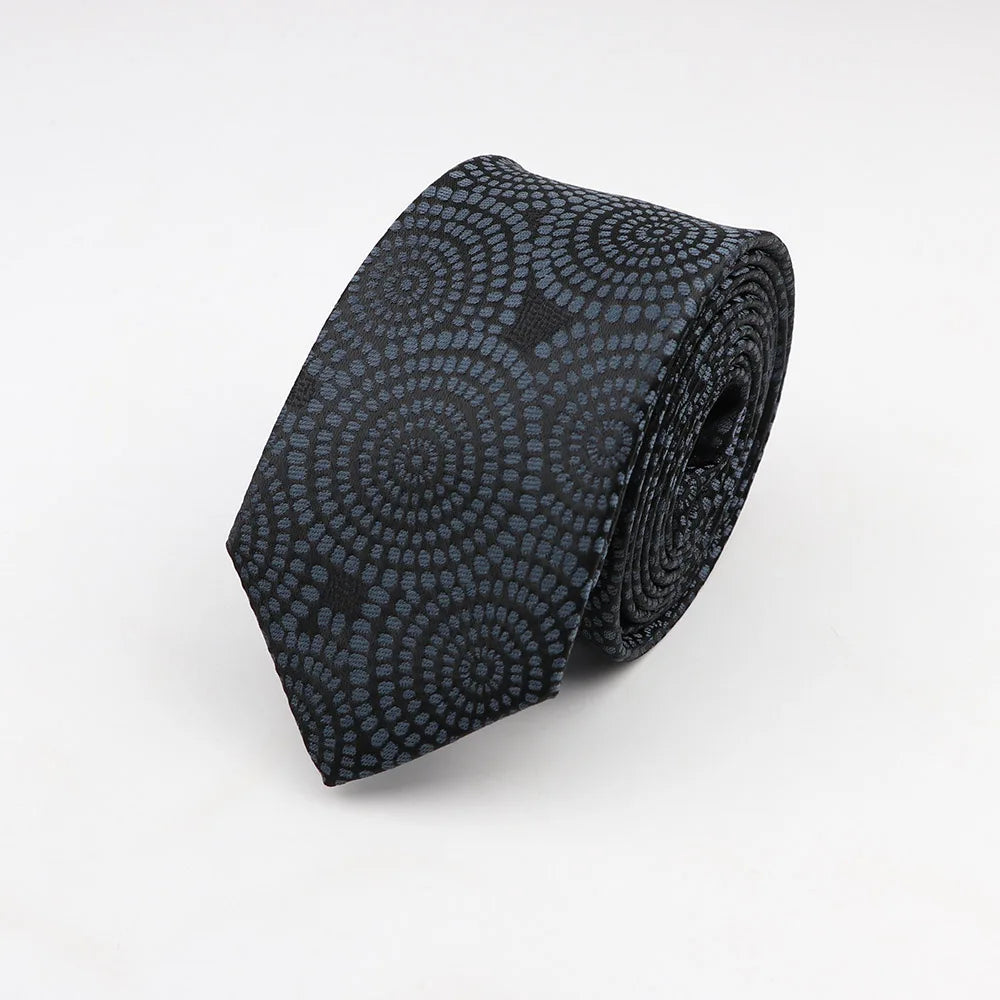 Cà Vạt Nam Công Sở Họa Tiết Thanh Lịch 6cm