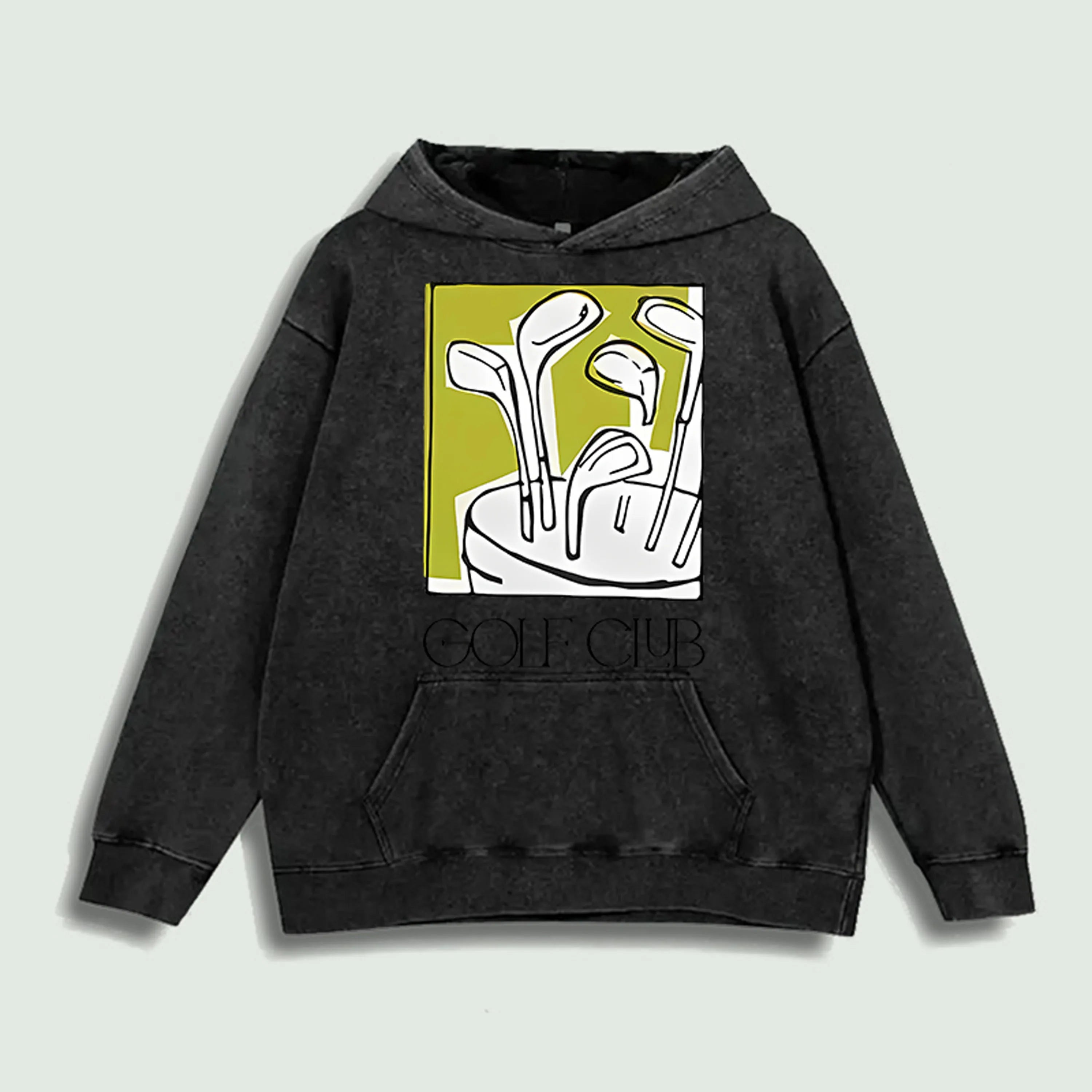 Golf Graphic Hoodie 100% Cotton - 6 Colors - Available in USA