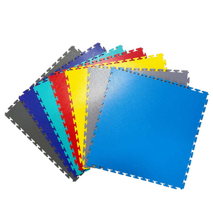 Interlocking Floor Tiles Outdoor Industrial Heavy Duty PVC Flooring Manufacturer Support Latch Lock Carton Box Wrap 