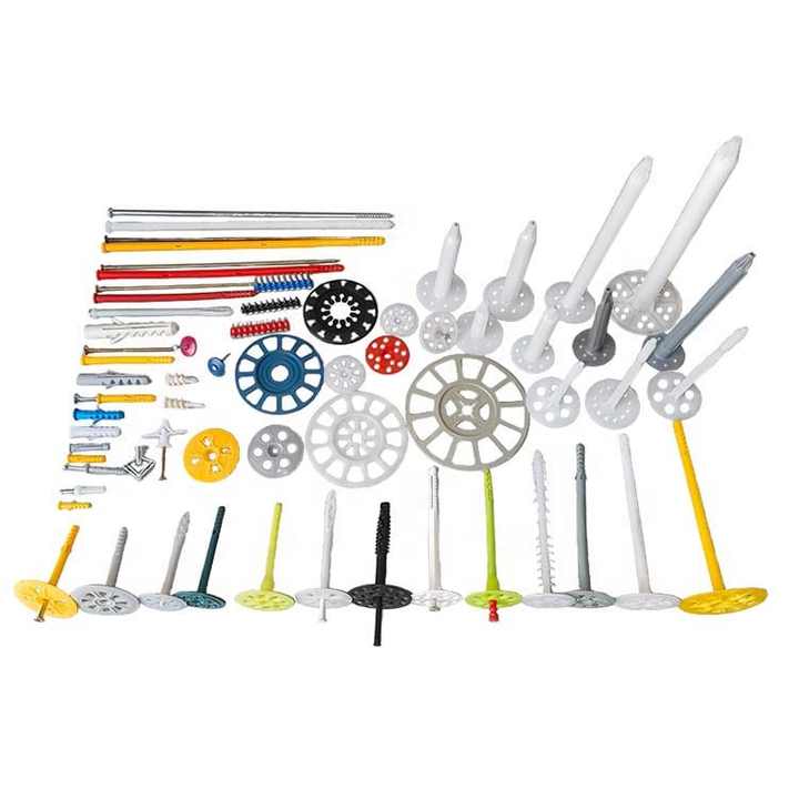 Custom stainless steel screws, nylon plastic screws, wall dowels, anchors, drywall insulation, dowel nails, anchors, insulation nail fixing 