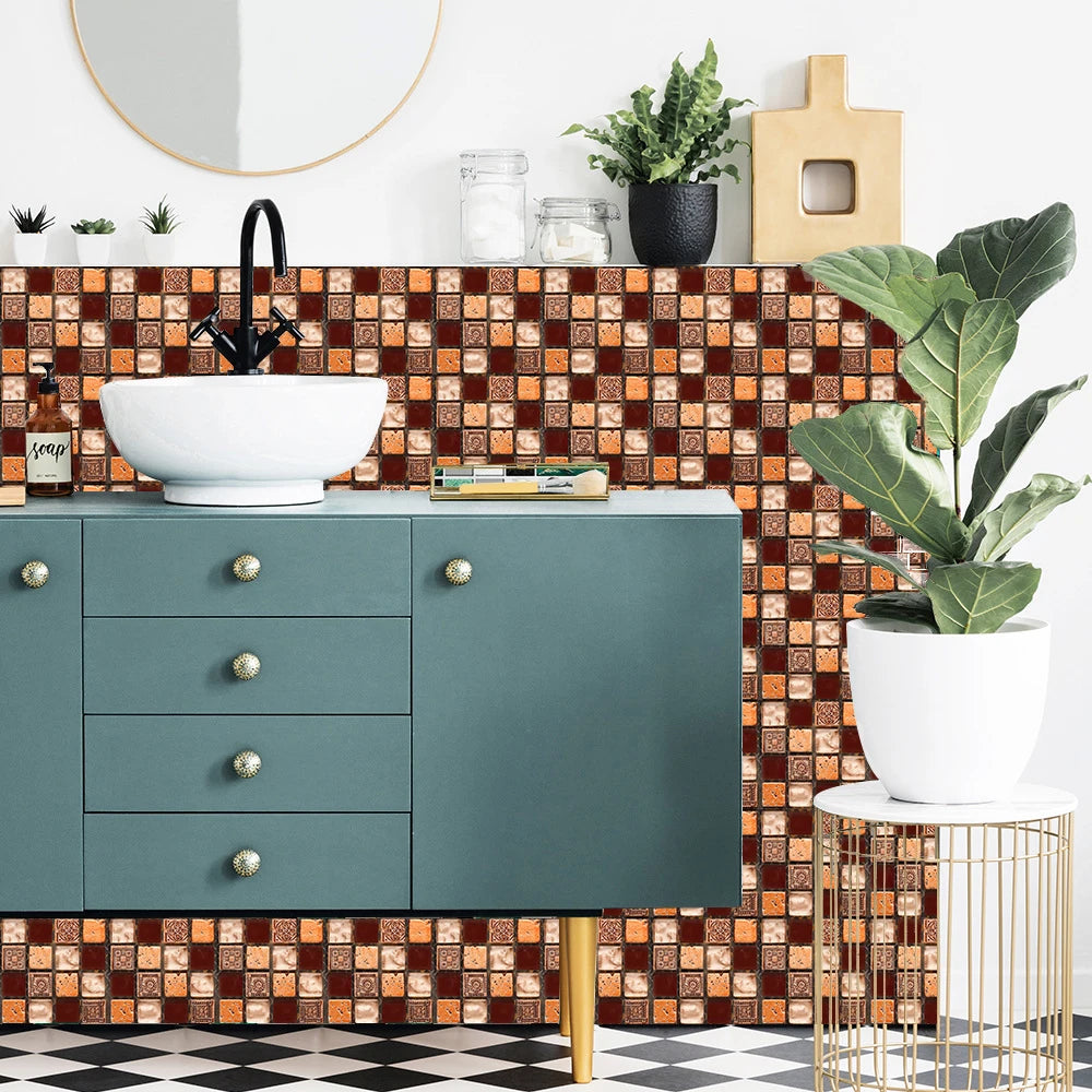 Decal Dán Tường 3D Đá Cẩm Thạch Chống Thấm 10 Miếng - Daisan Mart