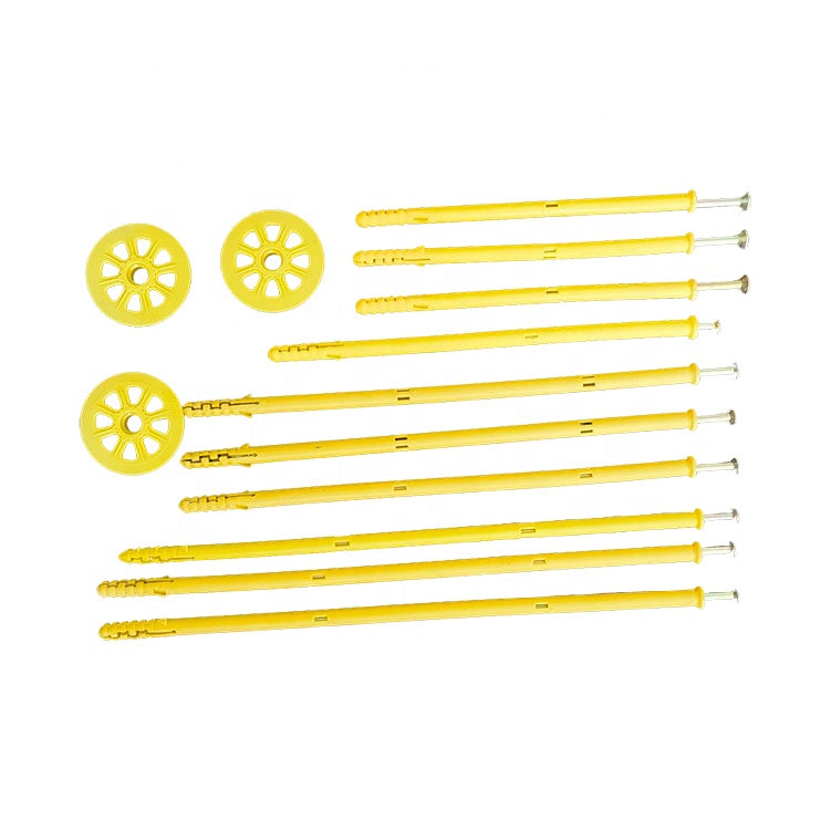 8mm yellow dry wall plastic expansion bolt 