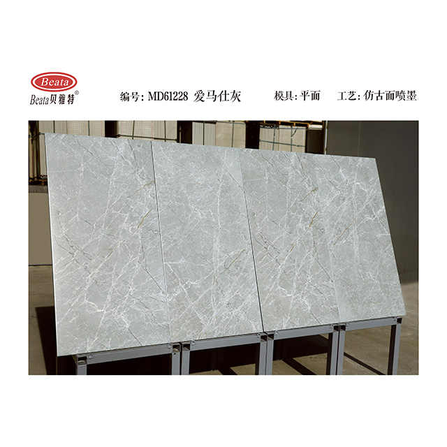 Modern grey marble pattern glazed porcelain/ceramic wall and floor tiles for outdoor landscape 