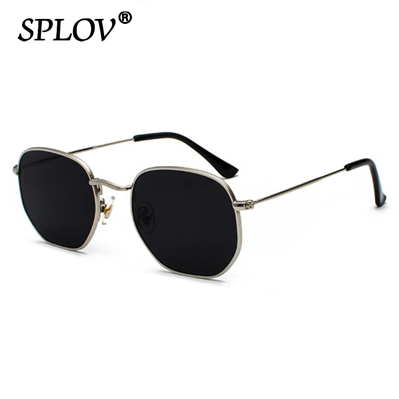 Kính Mắt Lục Giác Retro Kim Loại Chống UV Thời Trang - Daisan Mart