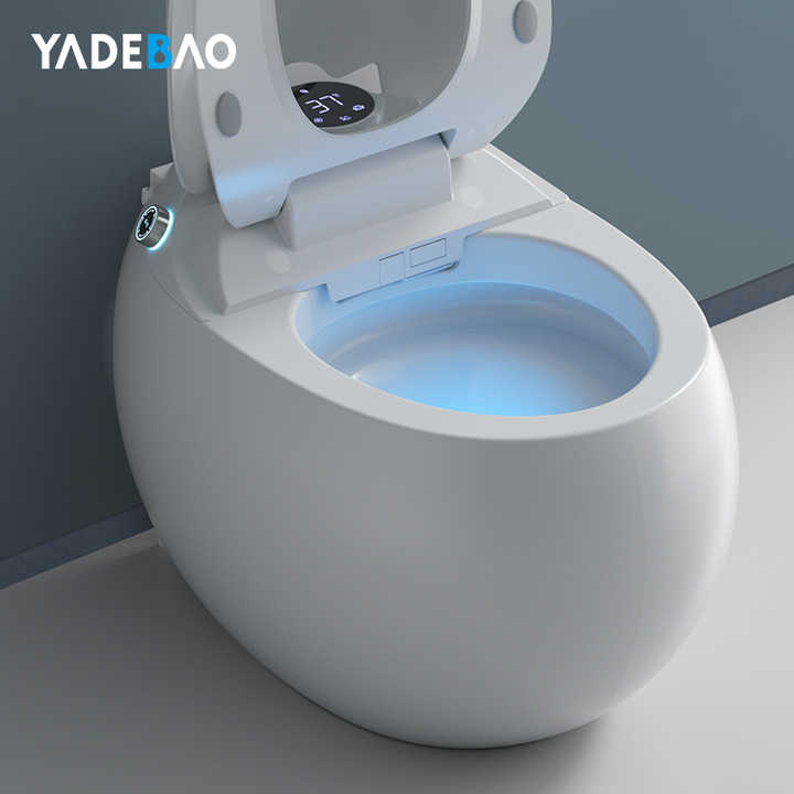 Hot Selling Round Electric Bathroom Egg Automatic Smart Toilet Smart Toilet 