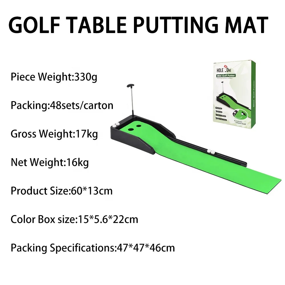Thảm Tập Golf Mini Tự Động Trả Bóng Chuyên Nghiệp