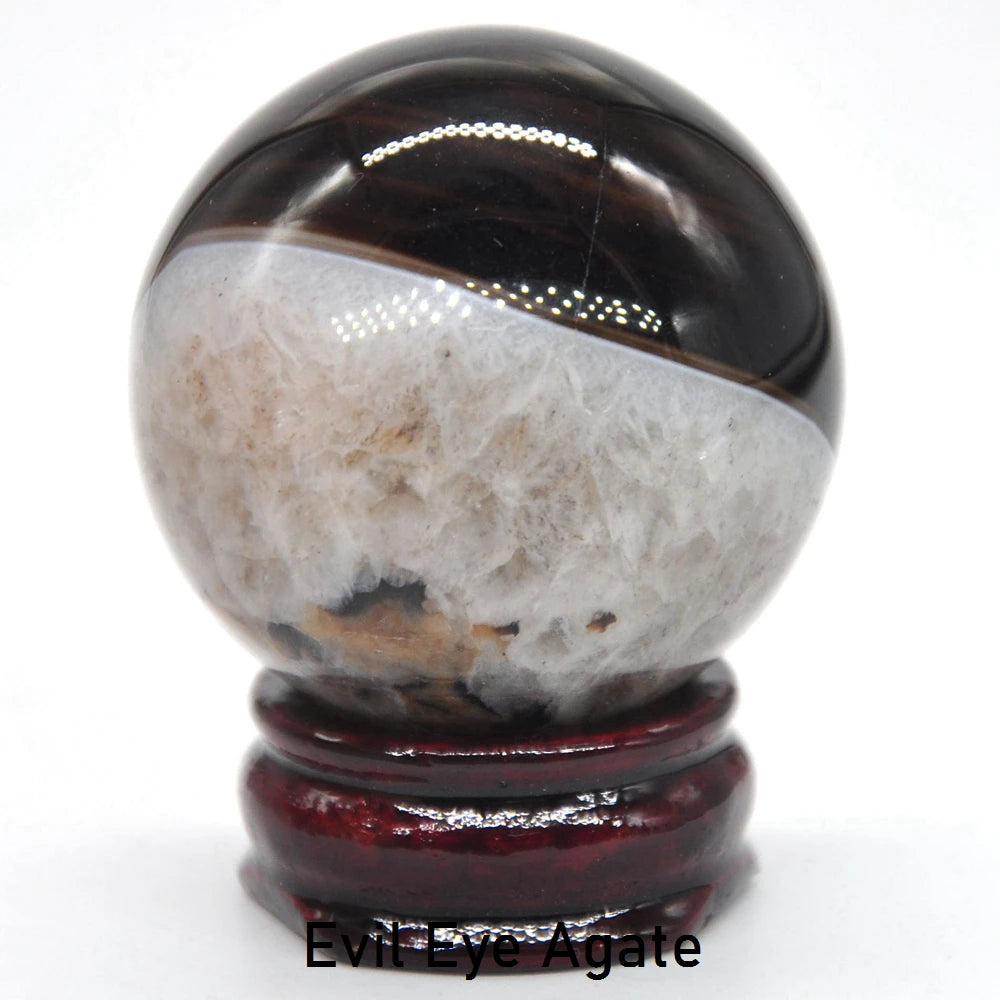 40MM Natural Feng Shui Meditation Gemstone Ball
