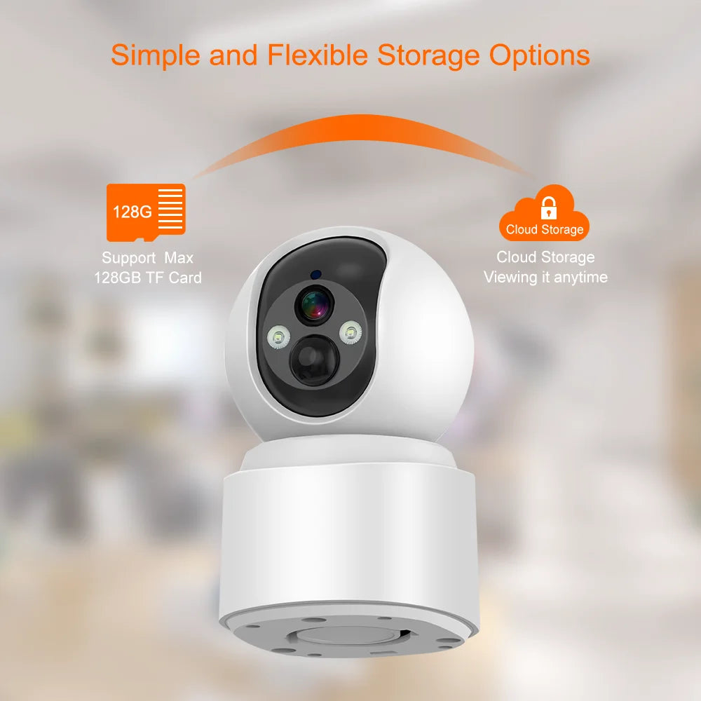V380 Pro WiFi/4G Security Camera Energy-saving 18650 Battery