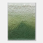 JZ Home Decor Multimedia Artwork Large 3D Painting with Acrylic Box Hand Painted Color on Wallpaper 