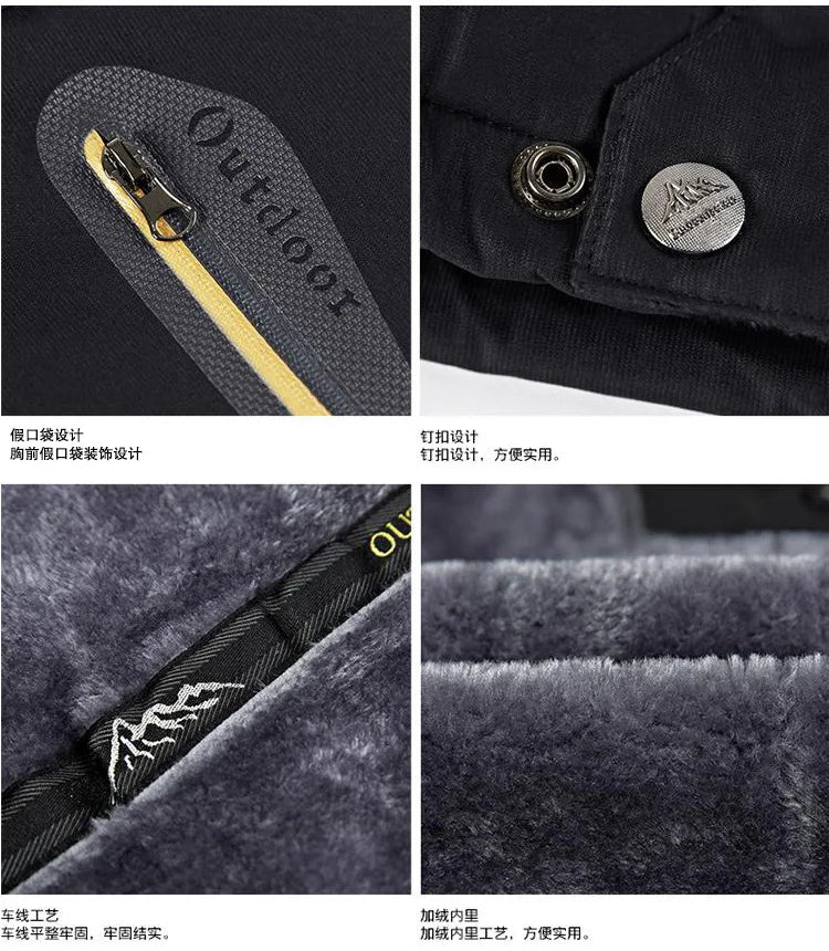 Áo Khoác Câu Cá Nam Dày Ấm Chống Nước Thu Đông