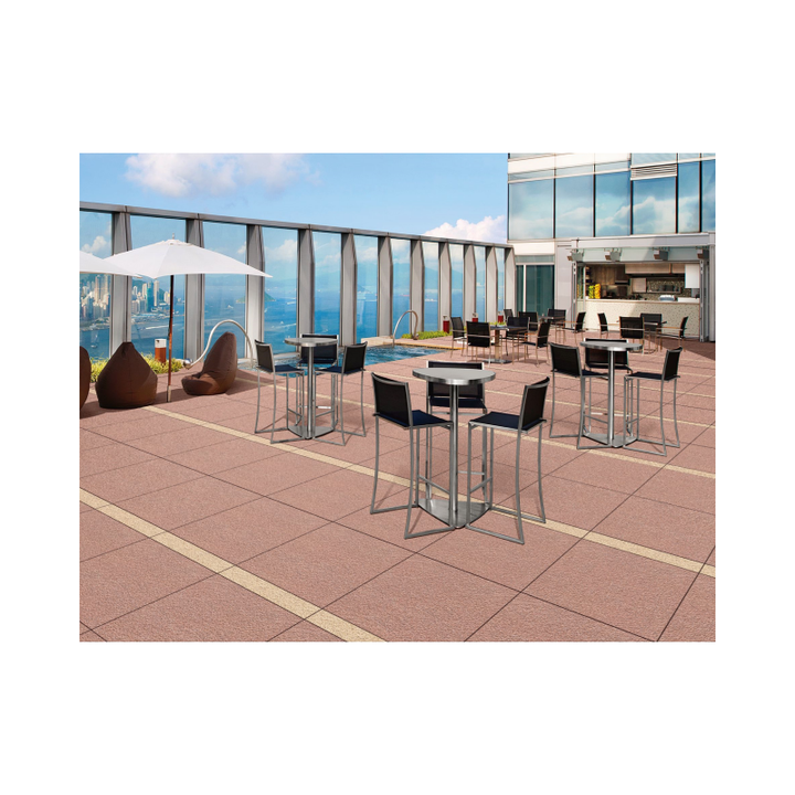 Stylish and anti-slip porcelain tiles for patios and pool decks, rustic glazed indoor and outdoor floor tiles for gardens 