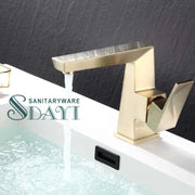SDAYI new design single hand basin faucet for bathroom, floor mounted faucet, single hand basin faucet for bathroom 