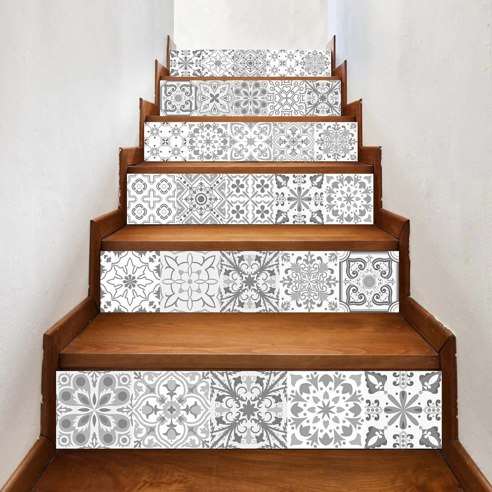 10cm/15cm/20cm/30cm Wall Tile Transfers Stickers for Kitchen Floor Stairs Diy Mural Self-adhesive Waterproof Vinyl Wall Paster