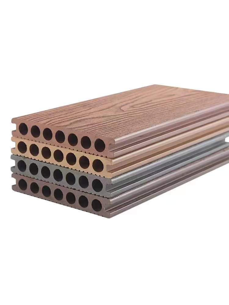 Modern anti-slip, UV-resistant outdoor composite wood flooring 