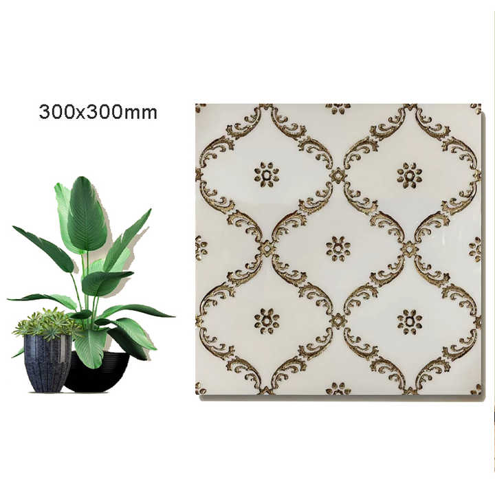 300x300mm Yellow Ceramic Tiles for Bathroom Floor and Wall