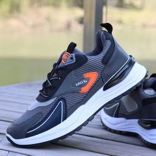 Giày Trượt Ván Da Trắng Đa Năng Cho Nam