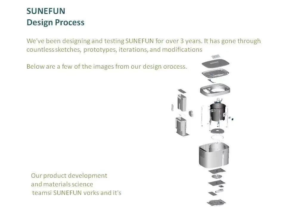 SUNEFUN SF-3KG Mini Composter for Kitchen Waste