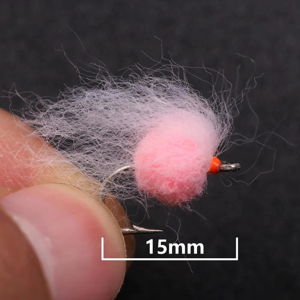 Combo 36 Mồi Giả Bắt Cá Hương Sáng Trứng Ruồi Size 12