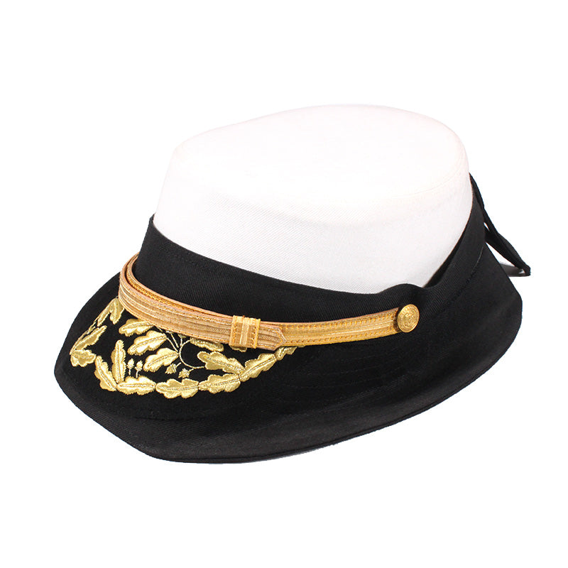 Mũ Đa giới tính Chất lượng cao, Tùy chỉnh, Có thể điều chỉnh, Màu Trắng & Xanh Navy, Thêu 3D, Dùng cho các hoạt động Ngoài trời, Thể thao, Công sở, Bãi biển, Tiệc tùng và Cosplay - Daisan Mart