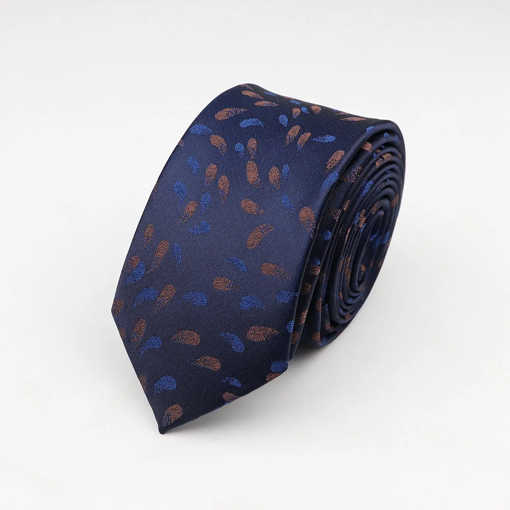 Cà Vạt Nam Công Sở Họa Tiết Thanh Lịch 6cm