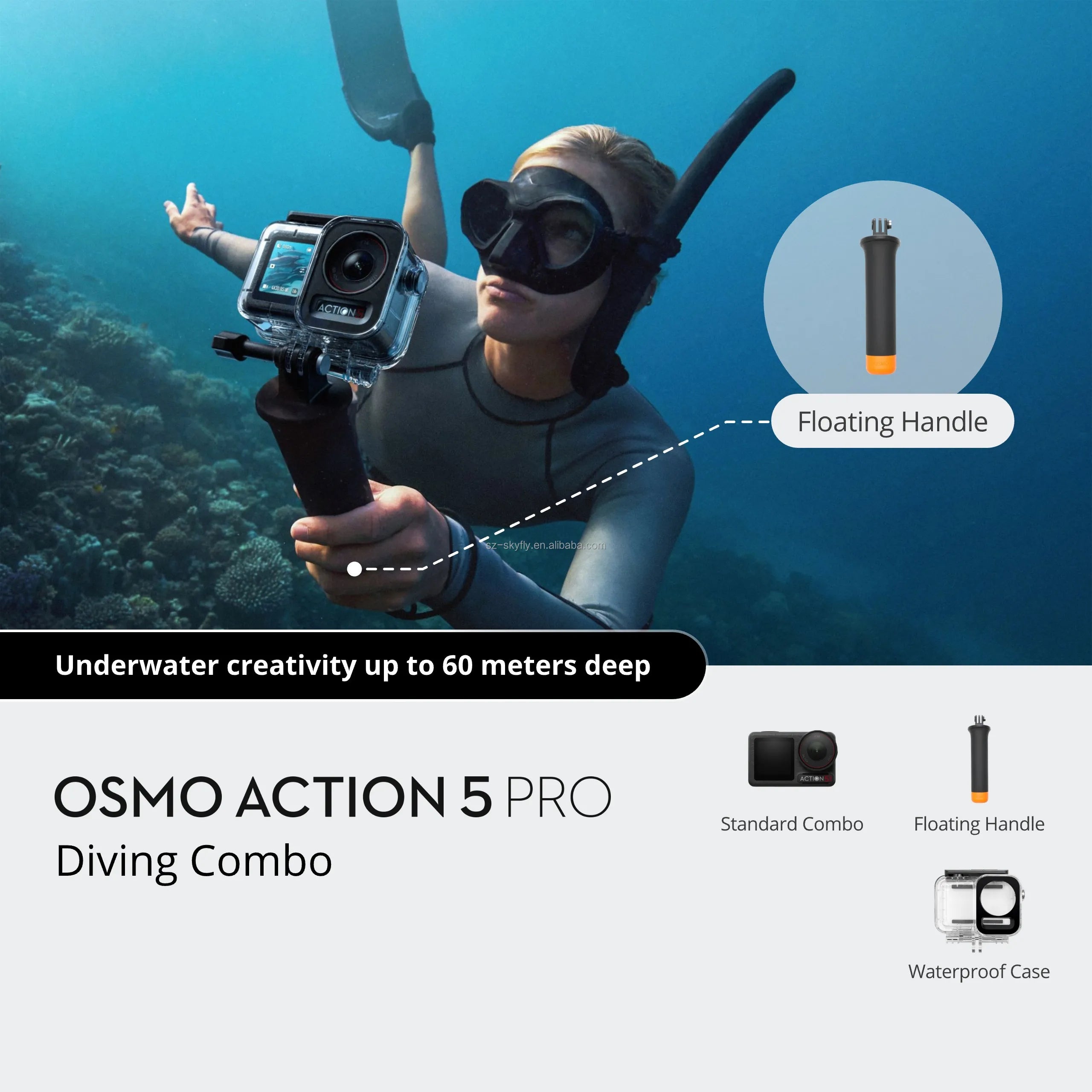 OSMO Action 5 Pro Waterproof 4K Action Camera