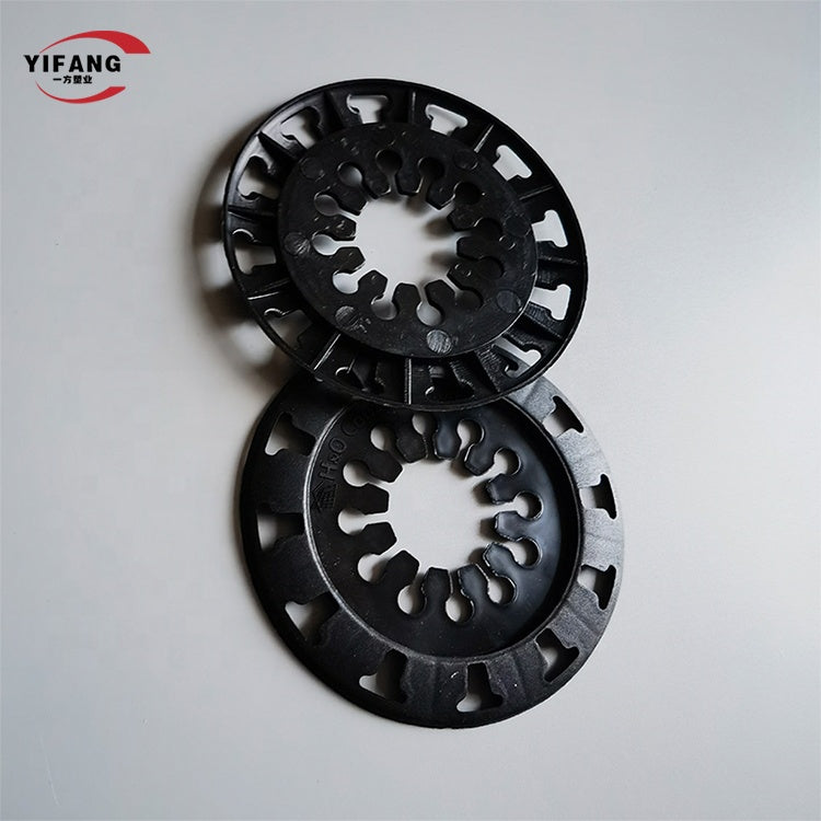High temperature resistant, abrasion and corrosion resistant plastic insulation gasket 