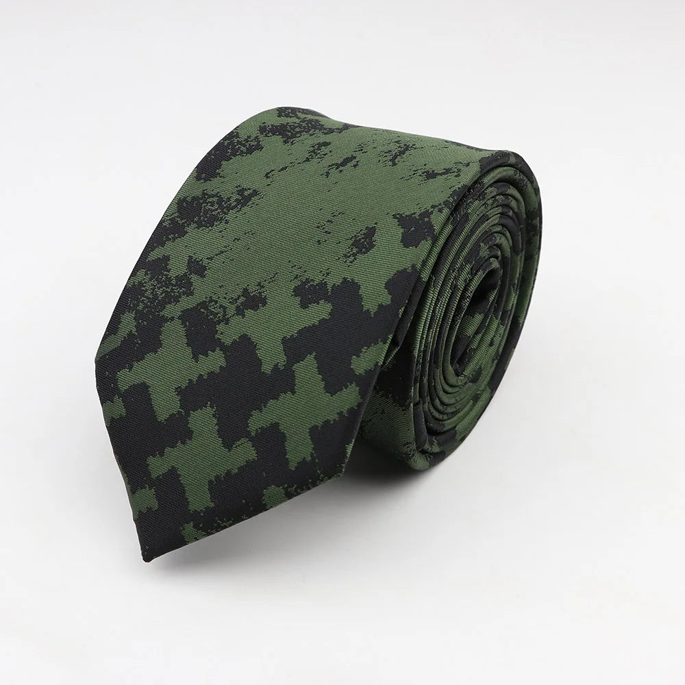 Cà Vạt Nam Công Sở Họa Tiết Thanh Lịch 6cm